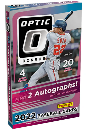 2022 Panini Donruss Optic Baseball Hobby Box