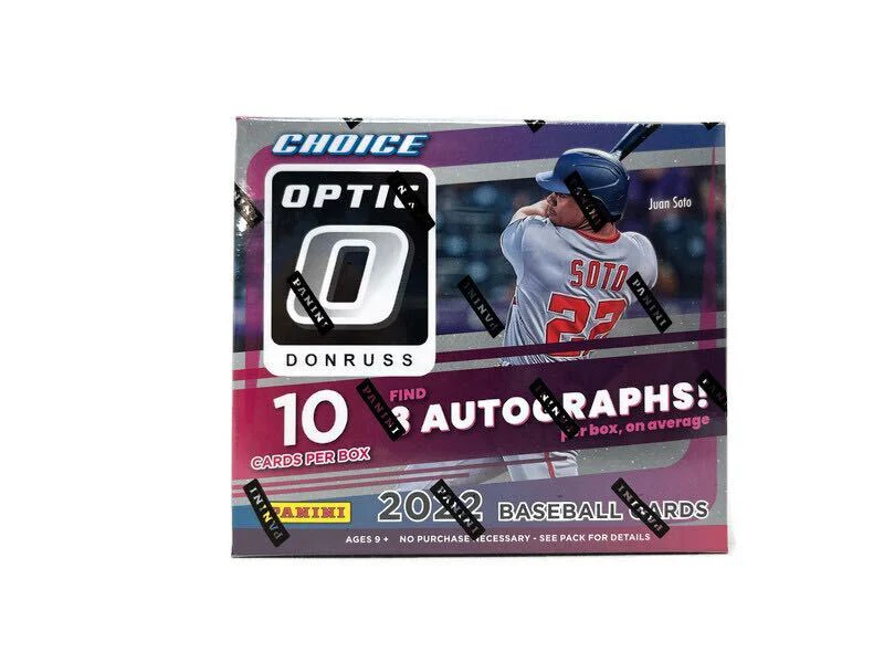 2022 Panini Donruss Optic Choice Baseball Hobby Box