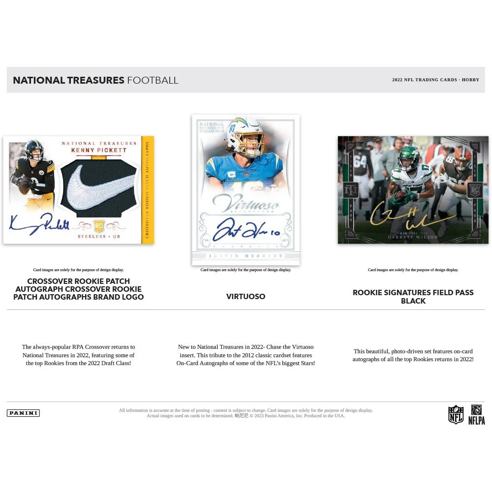 2022 Panini National Treasures Football Hobby Box - Image 4