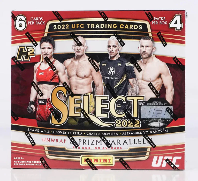 2022 Panini Select UFC H2 Sealed Hybrid Hobby Box