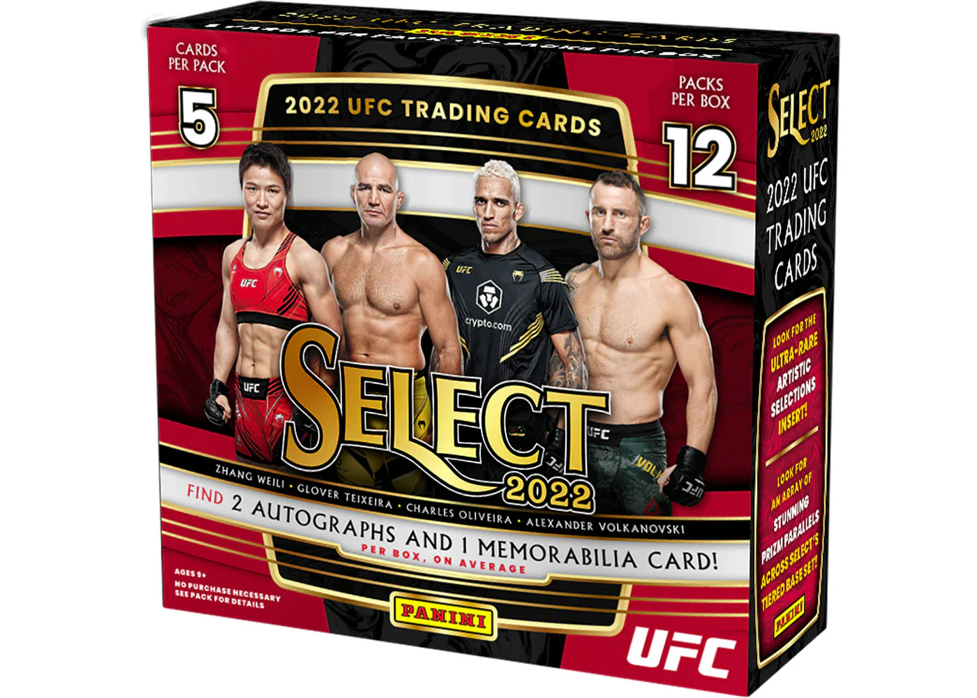 2022 Panini Select UFC Hobby Box