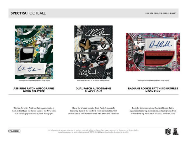 2022 Panini Spectra Football Hobby Box - Image 5