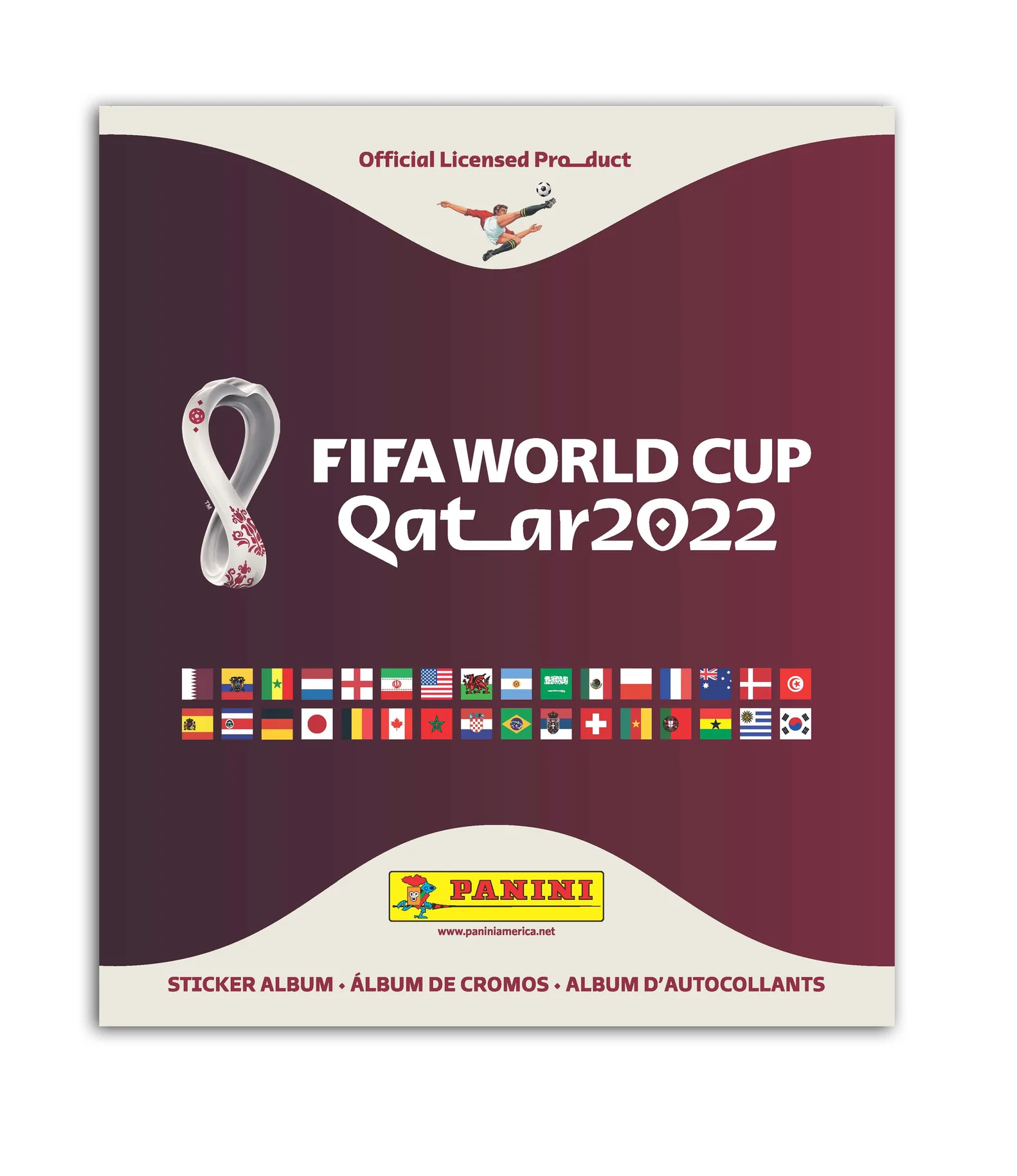 2022 Panini World Cup Soccer Sticker Album and Box - Image 2