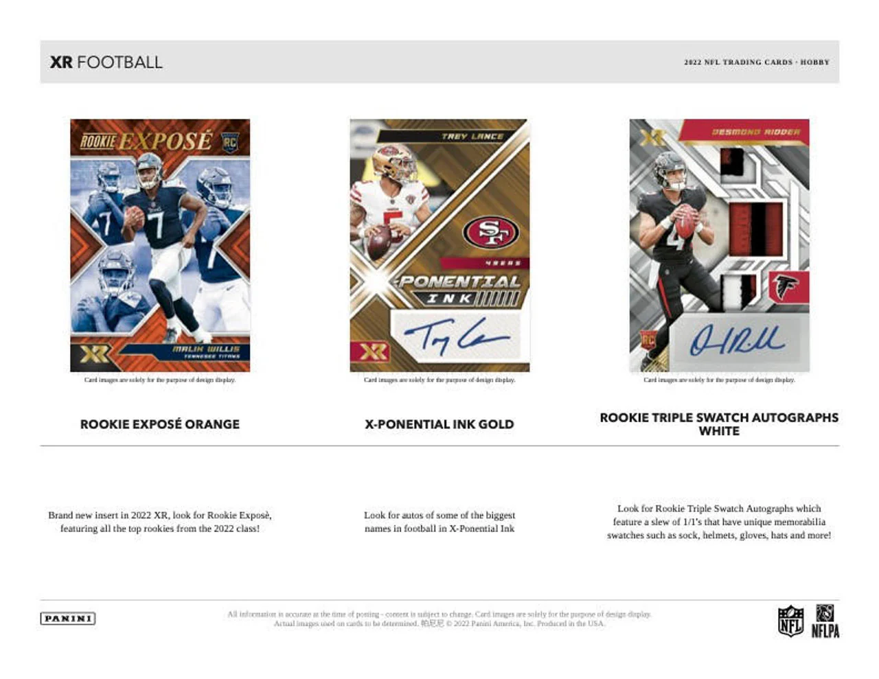 2022 Panini XR Football Hobby Box - Image 3