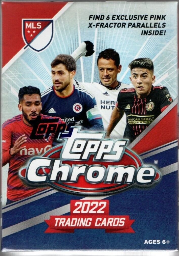 2022 Topps Chrome MLS Major League Soccer Hobby Box