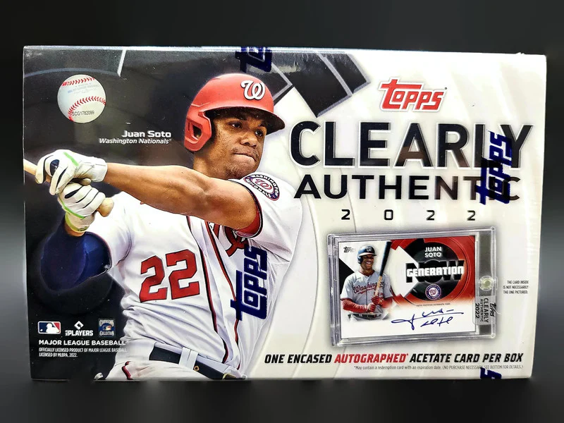2022 Topps Clearly Authentic Baseball Hobby Box