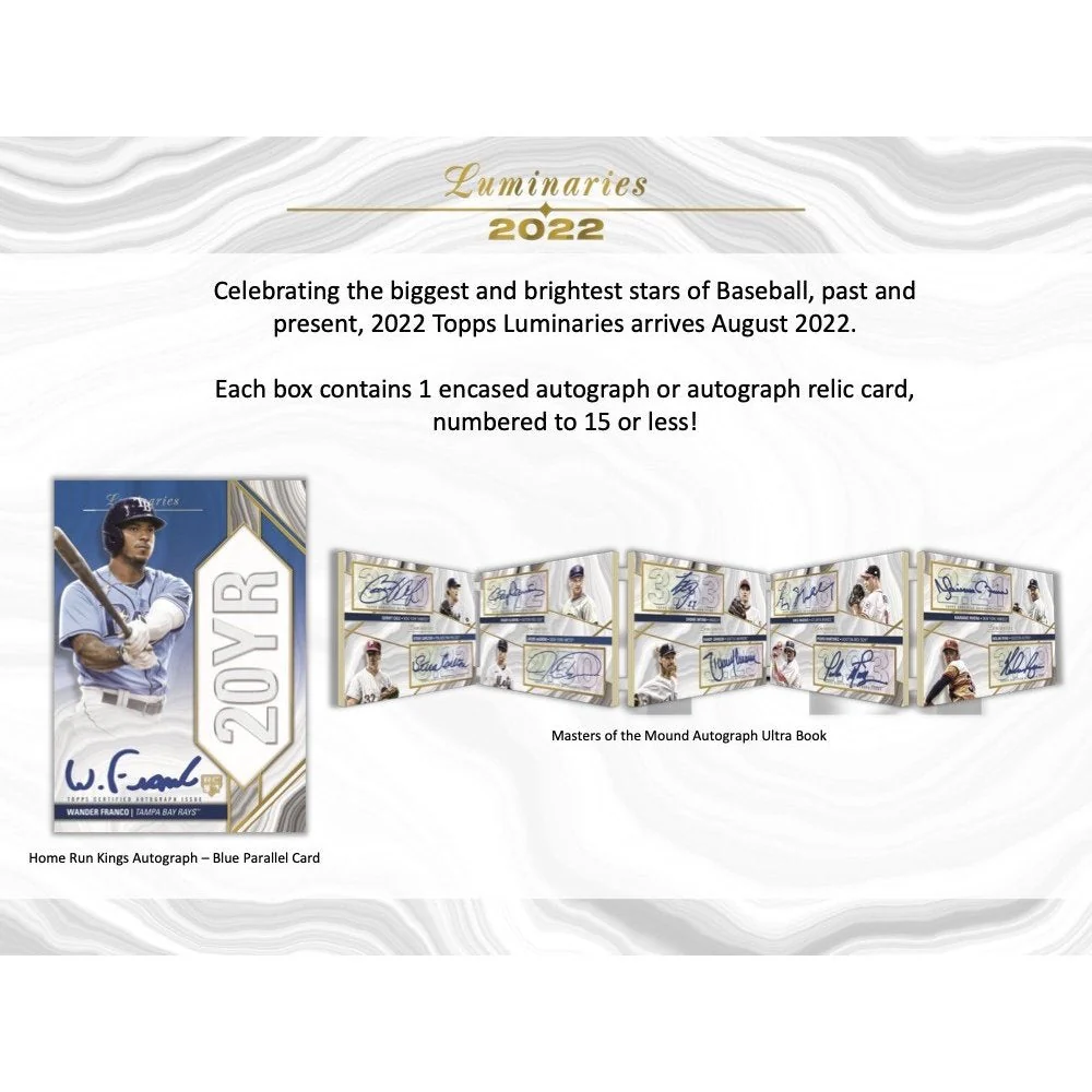 2022 Topps Luminaries Baseball Hobby Box - Image 2