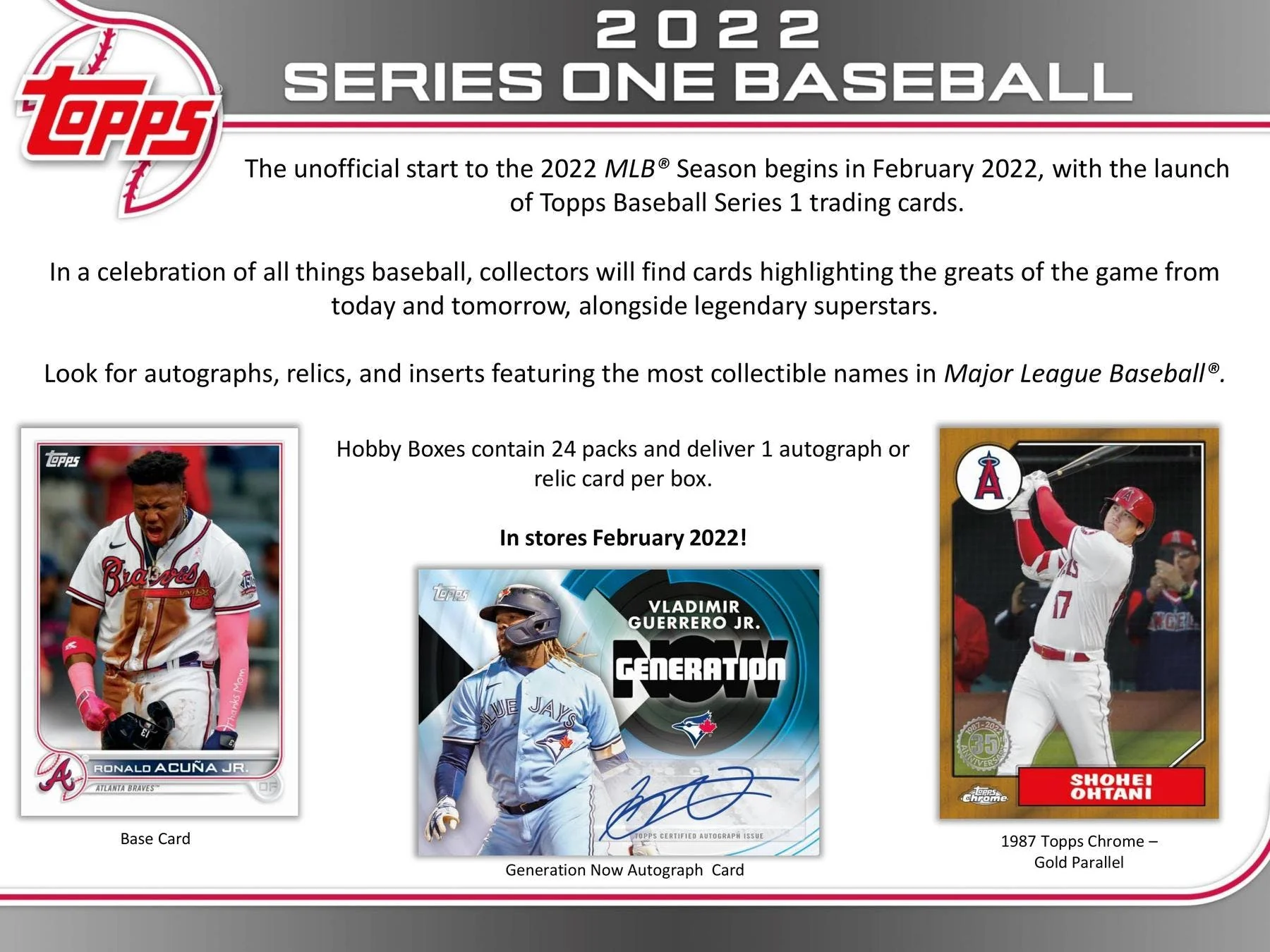 2022 Topps Series 1 Baseball Hobby Box - Image 5