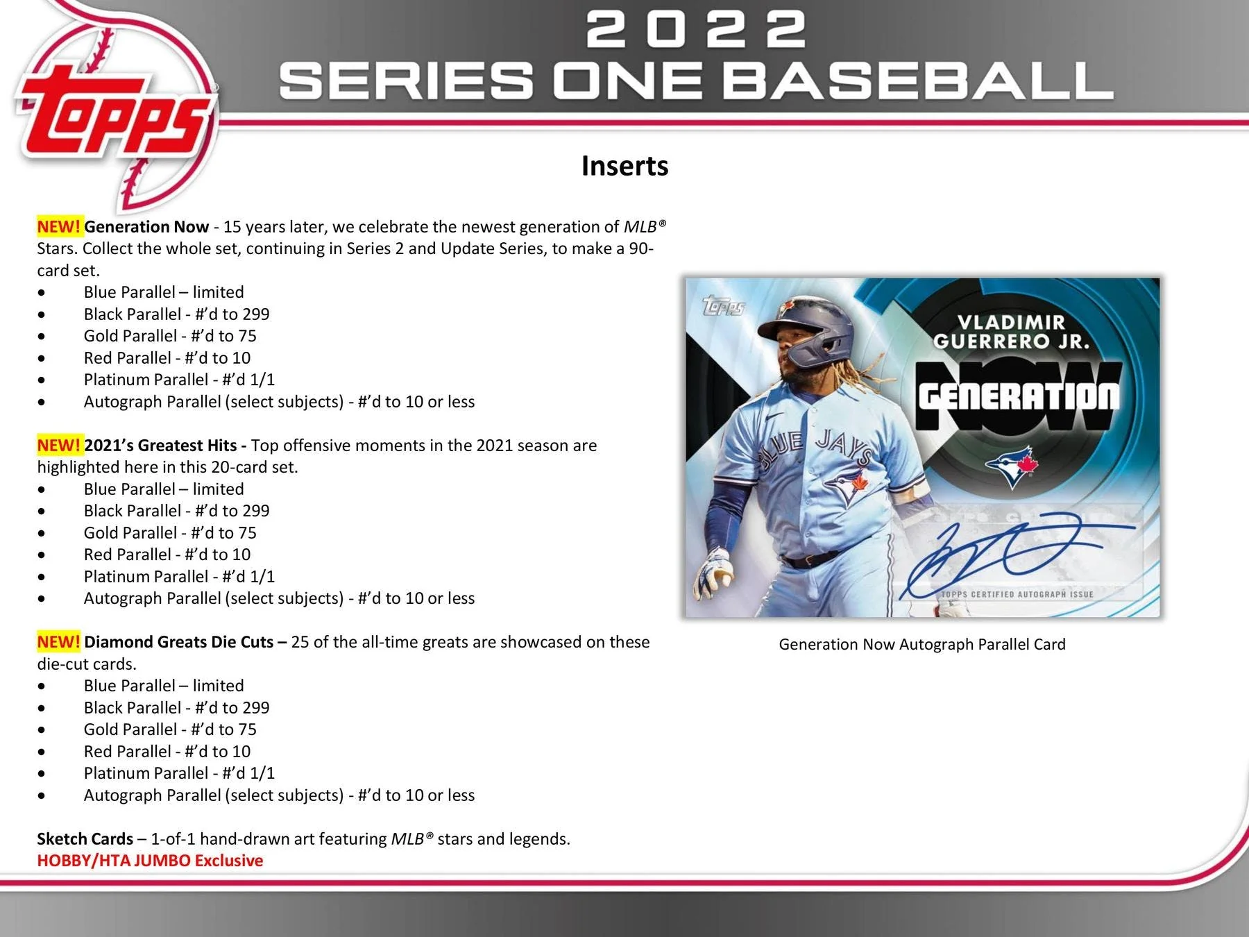 2022 Topps Series 1 Baseball Jumbo Box - Image 3