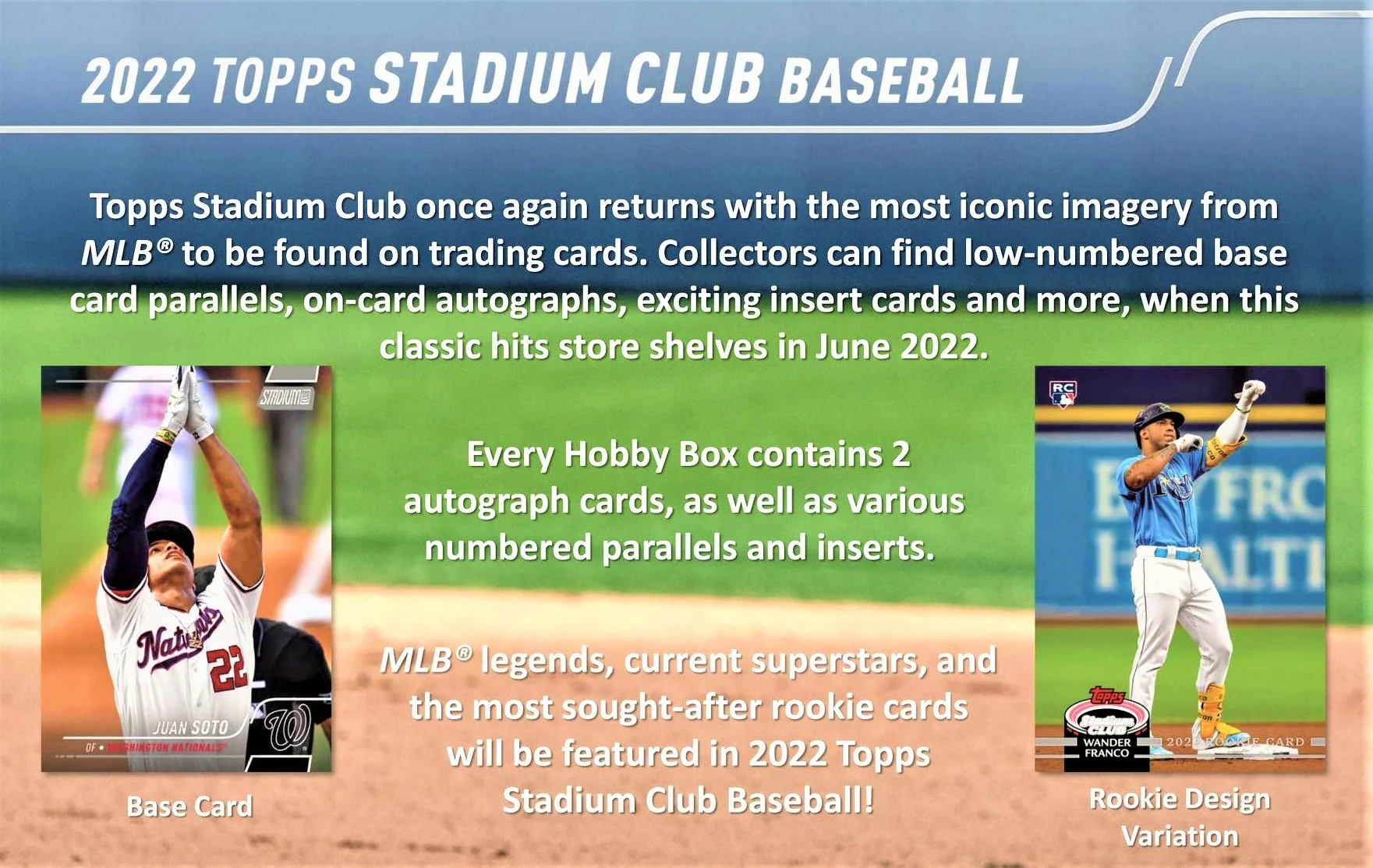 2022 Topps Stadium Club Baseball Hobby Box - Image 2