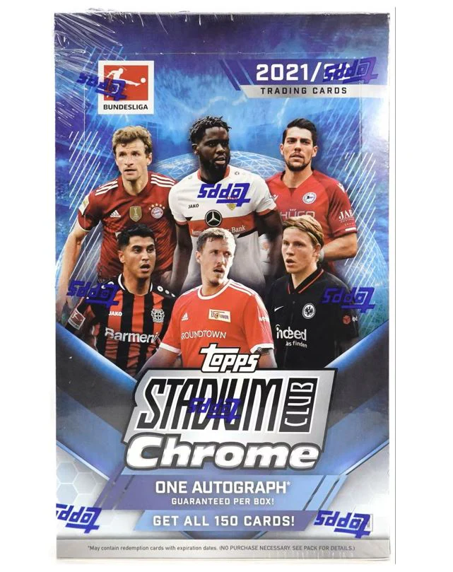 2022 Topps Stadium Club Chrome Bundesliga Soccer Hobby Box
