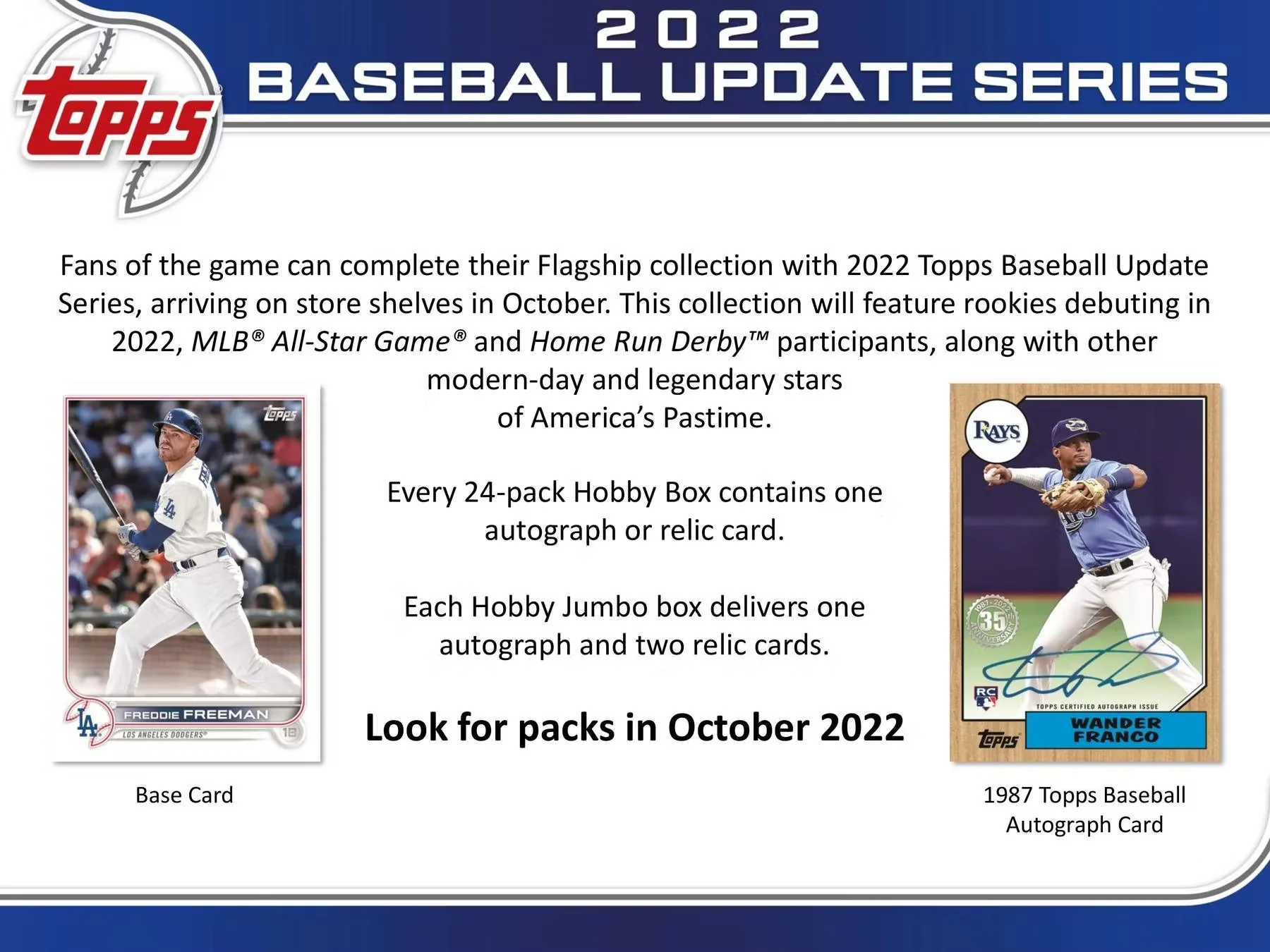 2022 Topps Update Series Baseball Hobby Jumbo Box - Image 2