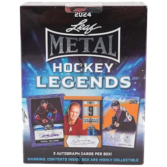 2023-24 Leaf Metal Hockey Legends Hobby Case (Case of 20 Boxes)