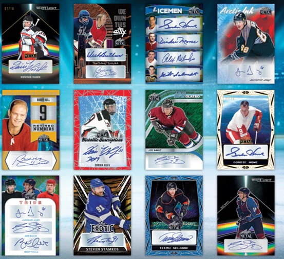 2023-24 Leaf Metal Hockey Legends Hobby Case (Case of 20 Boxes) - Image 3