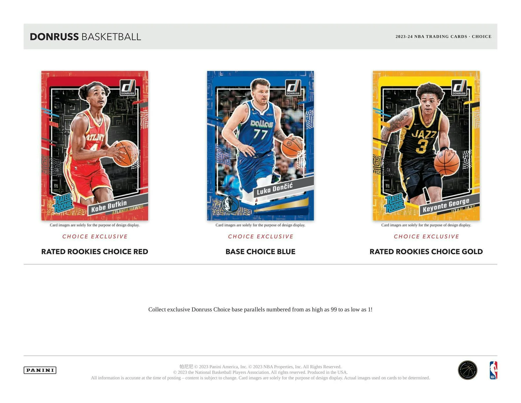 2023-24 Panini Donruss Choice Basketball Hobby Box - Image 4