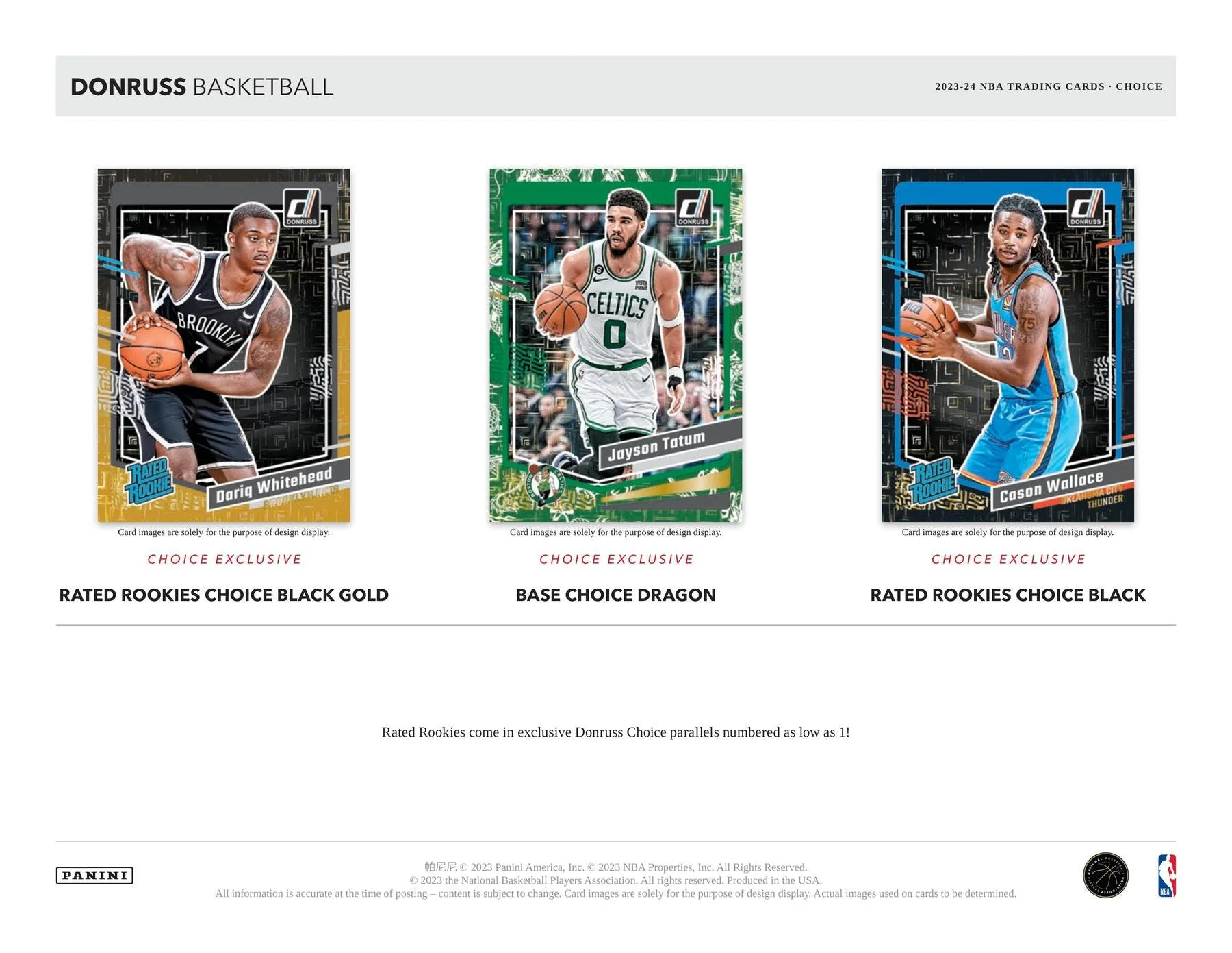 2023-24 Panini Donruss Choice Basketball Hobby Box - Image 5