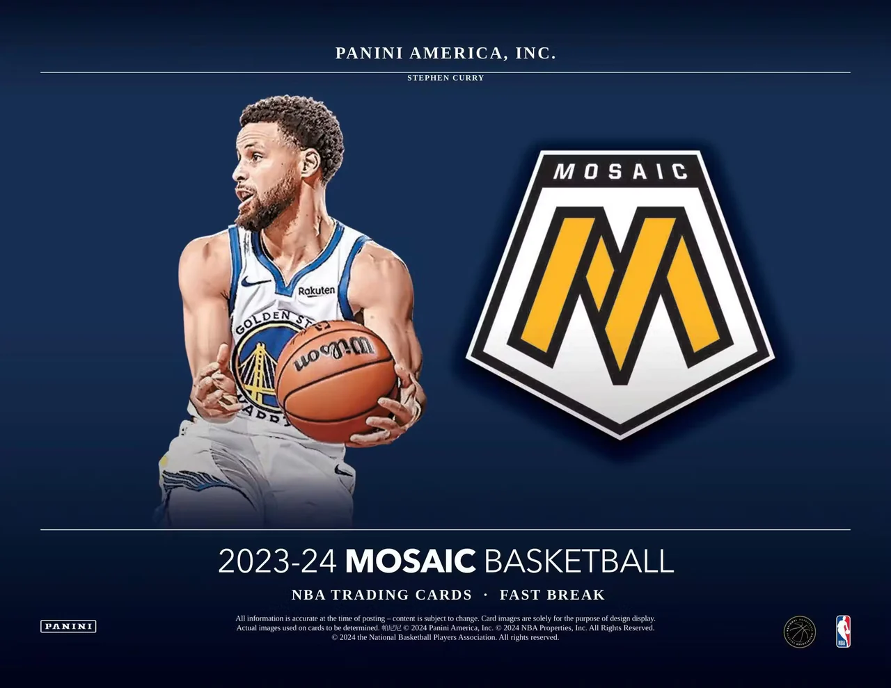 2023-24 Panini Mosaic Basketball Fast Break Hobby Box - Image 3