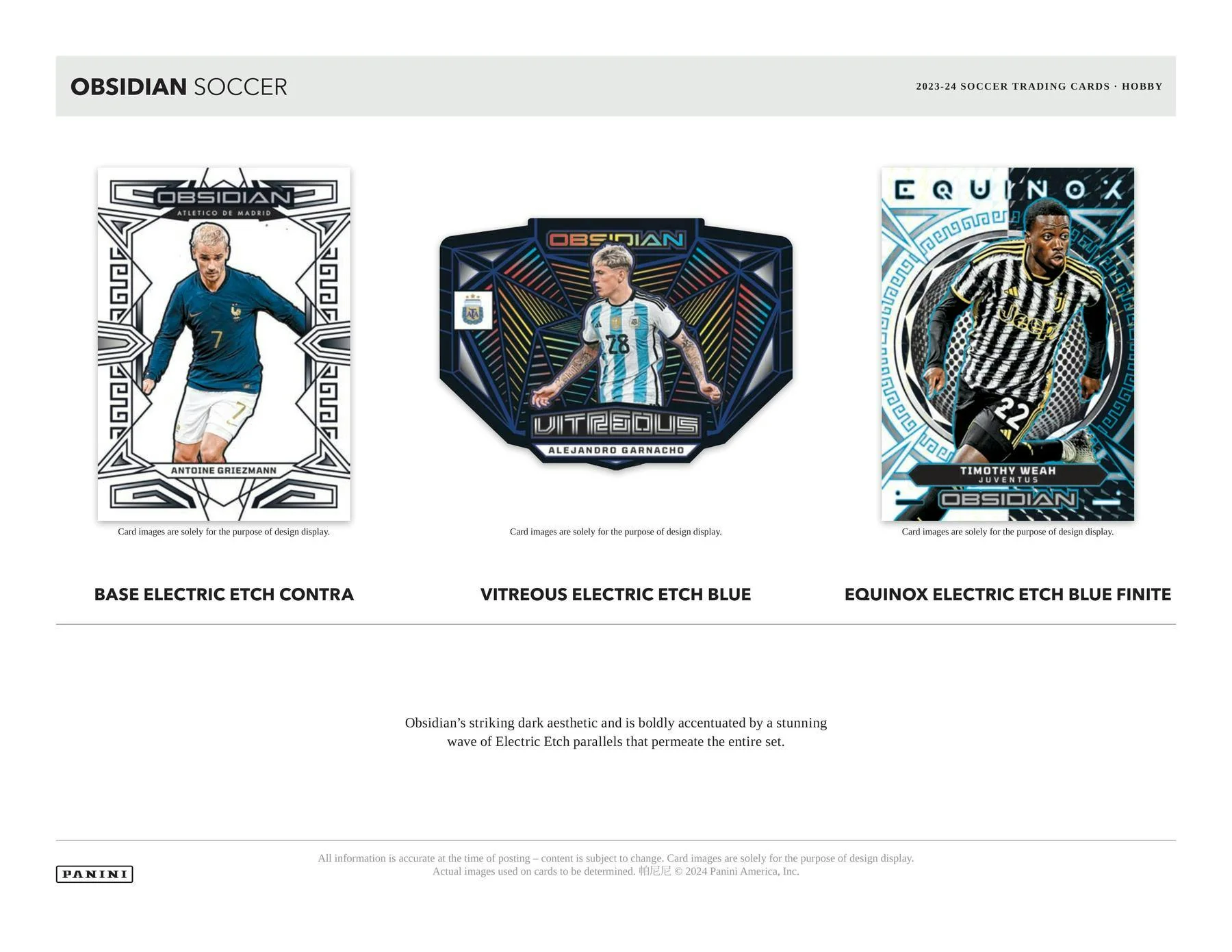 2023-24 Panini Obsidian Soccer Hobby Box - Image 3