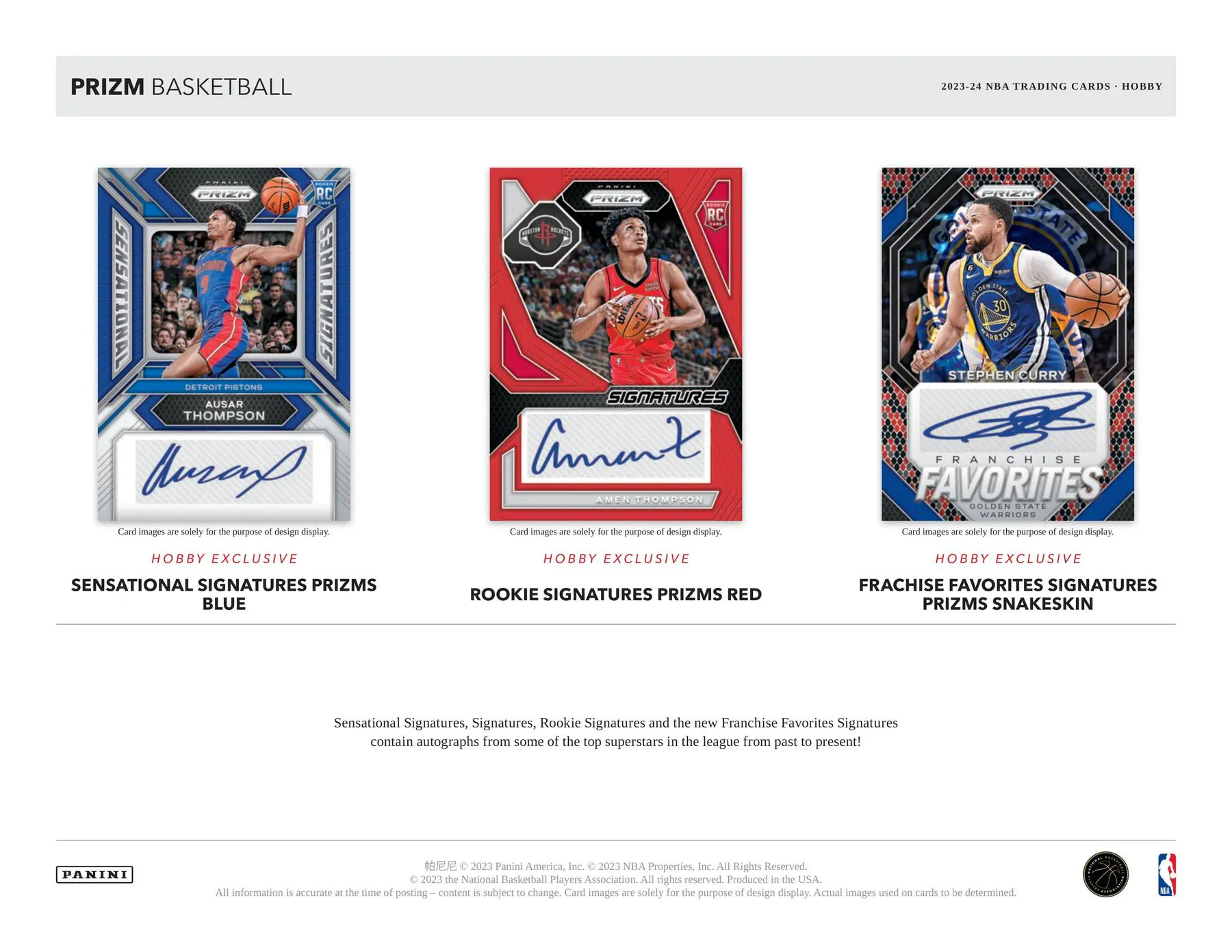 2023-24 NBA Panini Prizm Basketball Hobby Box - Image 2