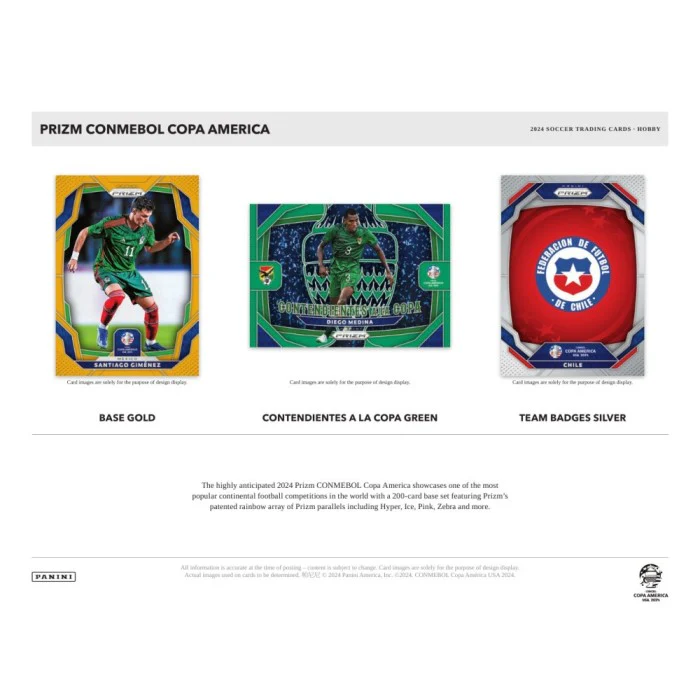 2023-24 Panini Prizm COPA America Soccer Hobby Box - Image 2
