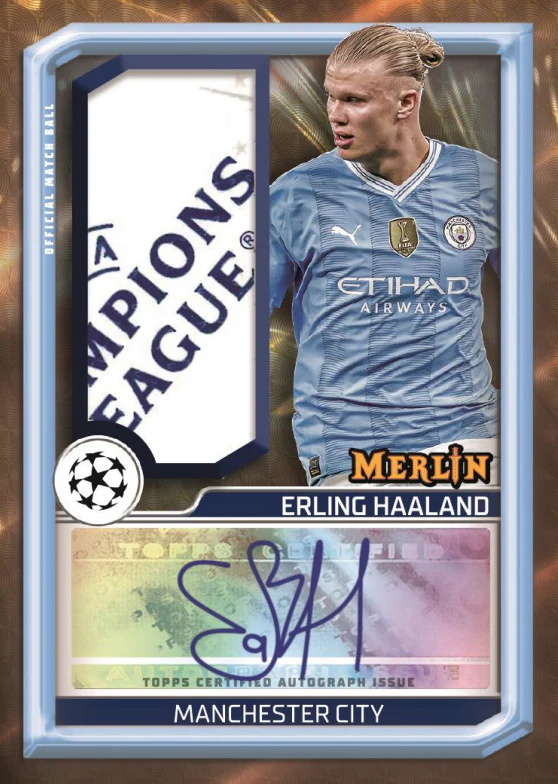2023-24 Topps Chrome Merlin UEFA Champions League Hobby Box - Image 6