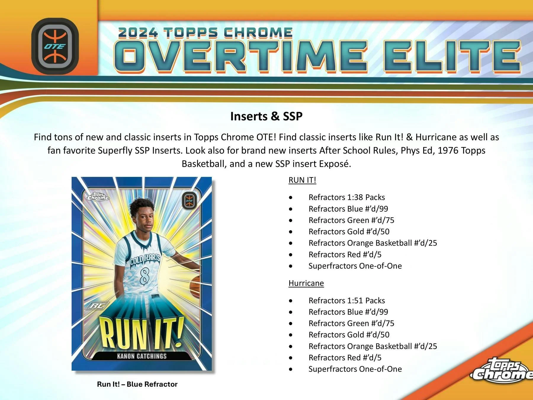 2023-24 Topps Chrome Overtime Elite Basketball Hobby Box - Image 5