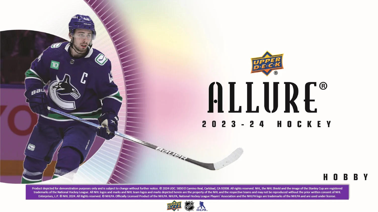2023-24 Upper Deck Allure Hockey Hobby Master Case (Case of 18 Boxes) - Image 2