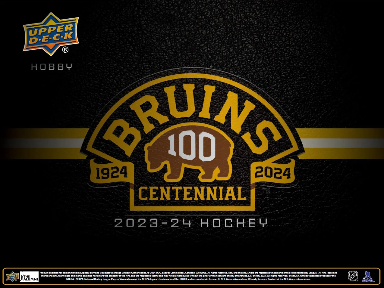 2023-24 Upper Deck Boston Bruins Centennial Hockey Hobby Tin Case (Case of 12 boxes) - Image 8