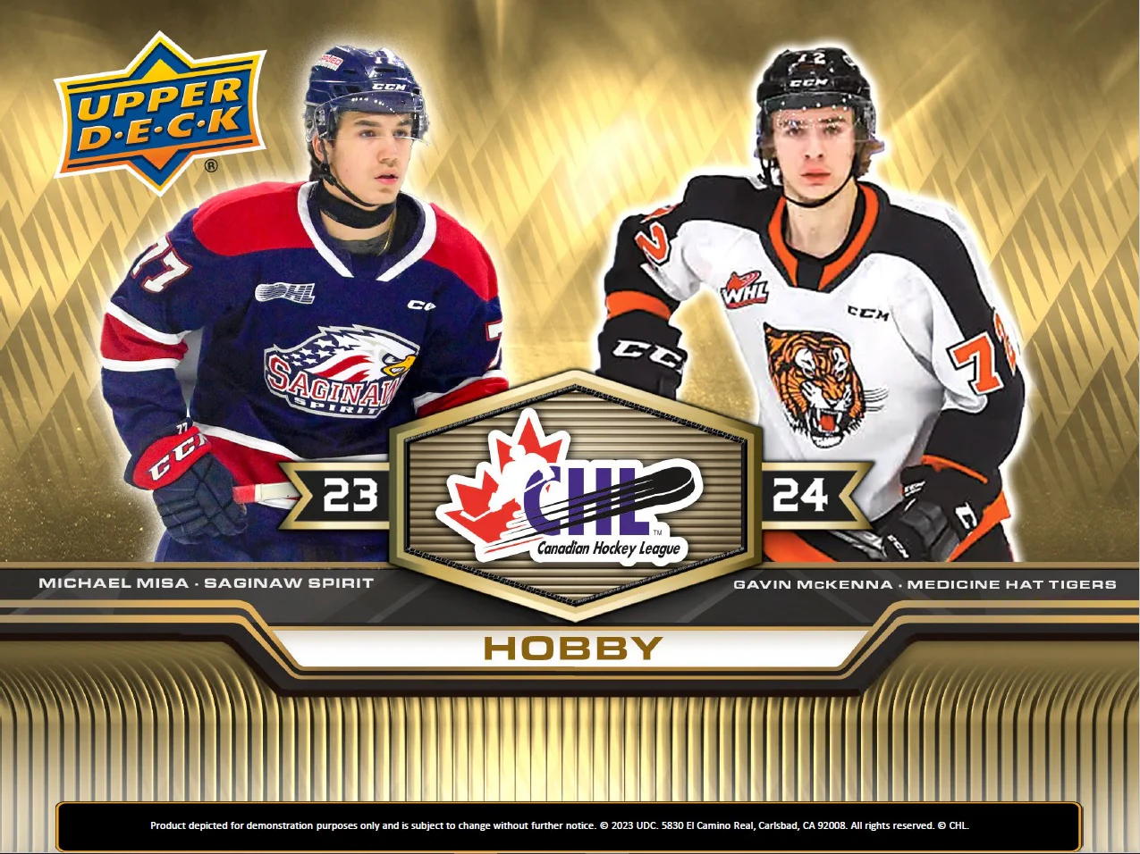 2023-24 Upper Deck CHL Hockey Hobby Box - Image 2