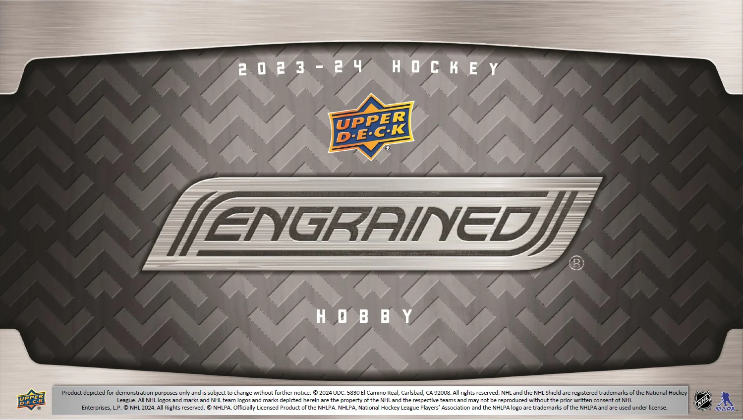 2023-24 Upper Deck Engrained Hockey Hobby Case  (Case of 10 Boxes) - Image 2