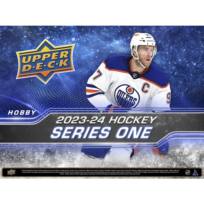 2023-24 Upper Deck Series 1 Hockey Hobby Box - Image 8