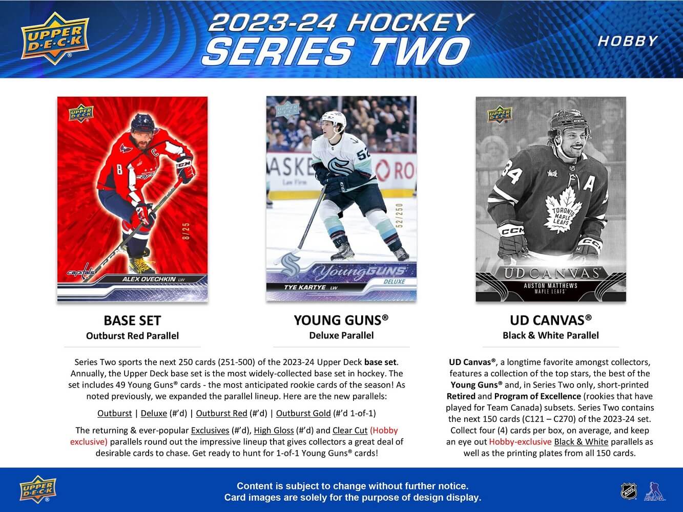 2023-24 Upper Deck Series 2 Hockey Hobby Box - Image 5