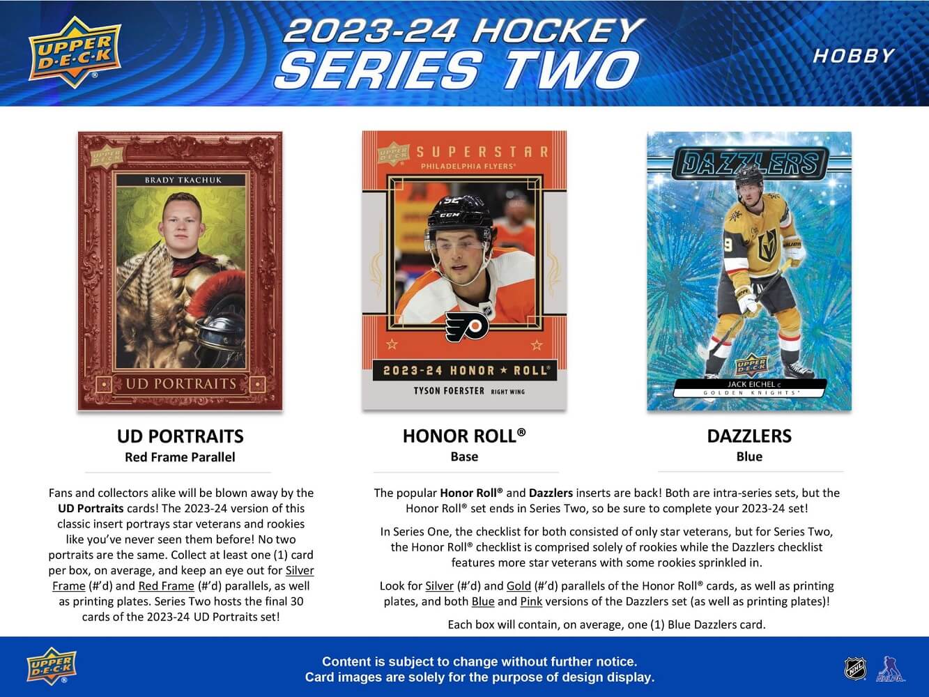 2023-24 Upper Deck Series 2 Hockey Hobby Box - Image 7
