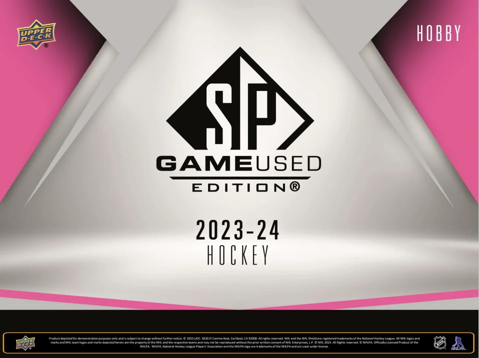 2023-24 Upper Deck SP Game Used Hockey Hobby Box - Image 2