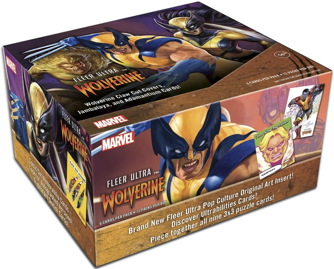 2023 Marvel Fleer Ultra Wolverine Hobby Box