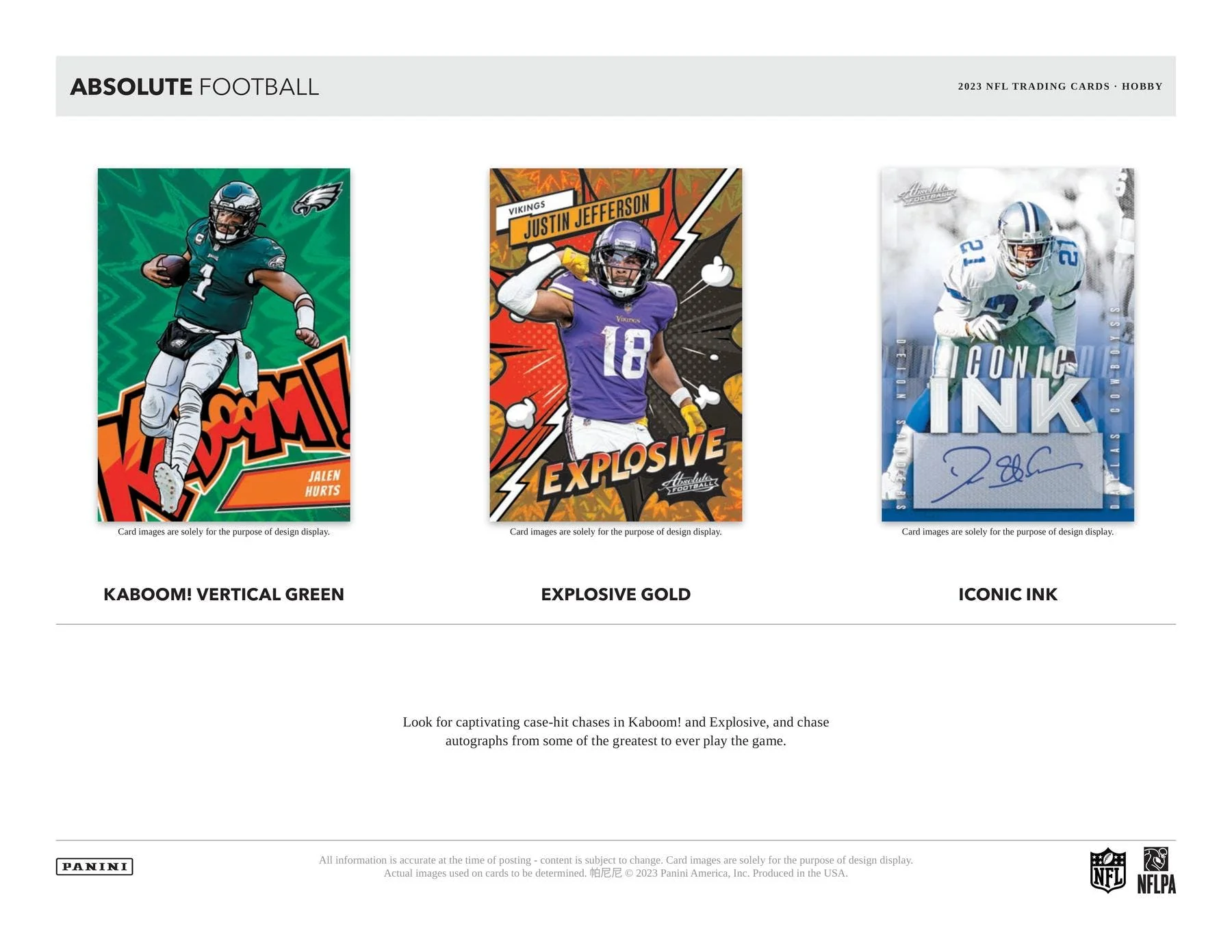 2023 Panini Absolute Football Hobby Box - Image 5