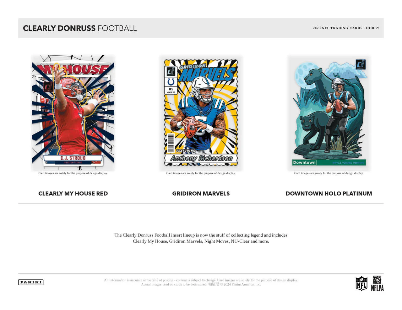 2023 Panini Clearly Donruss Football Hobby Box - Image 3