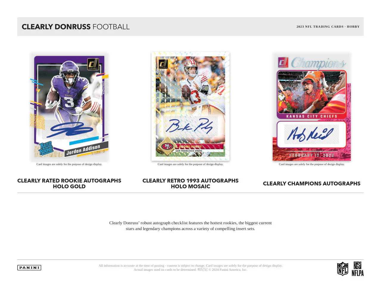 2023 Panini Clearly Donruss Football Hobby Box - Image 4