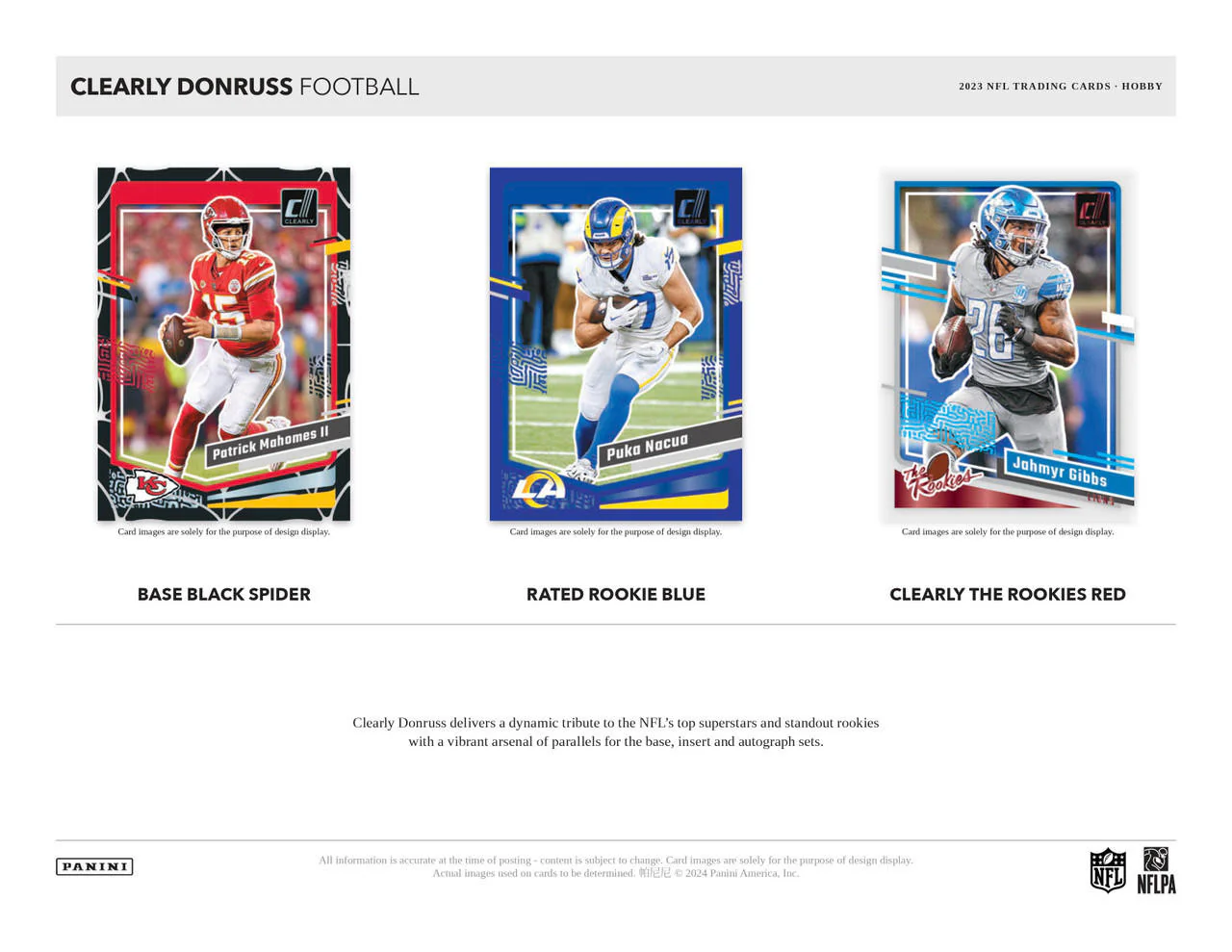 2023 Panini Clearly Donruss Football Hobby Box - Image 5