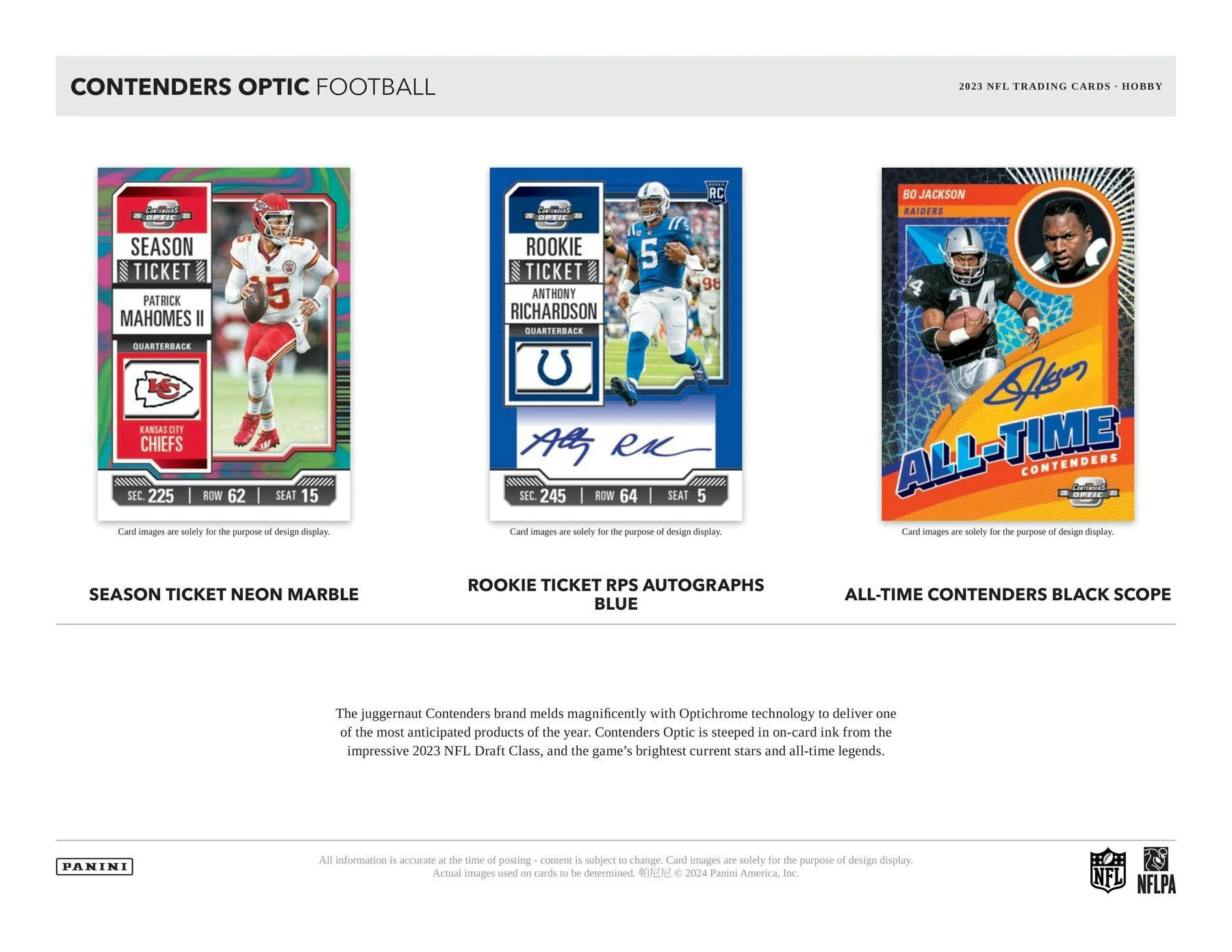 2023 Panini Contenders Optic Football Hobby Box - Image 4