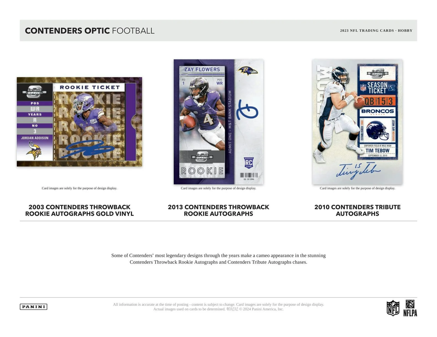 2023 Panini Contenders Optic Football Hobby Box - Image 5