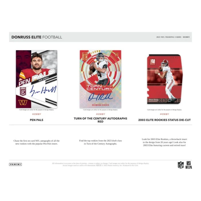 2023 Panini Donruss Elite Football Hobby Box - Image 3