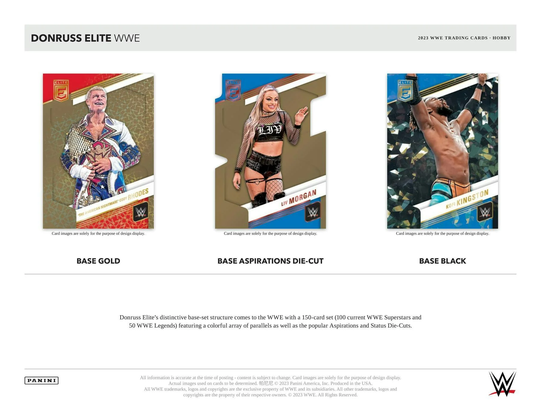 2023 Panini Donruss Elite WWE Wrestling Hobby Box - Image 4