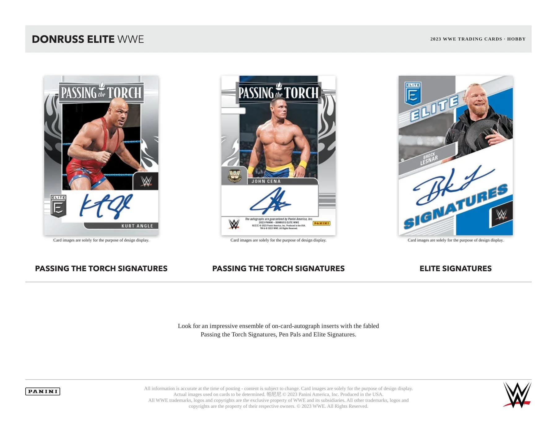 2023 Panini Donruss Elite WWE Wrestling Hobby Box - Image 5