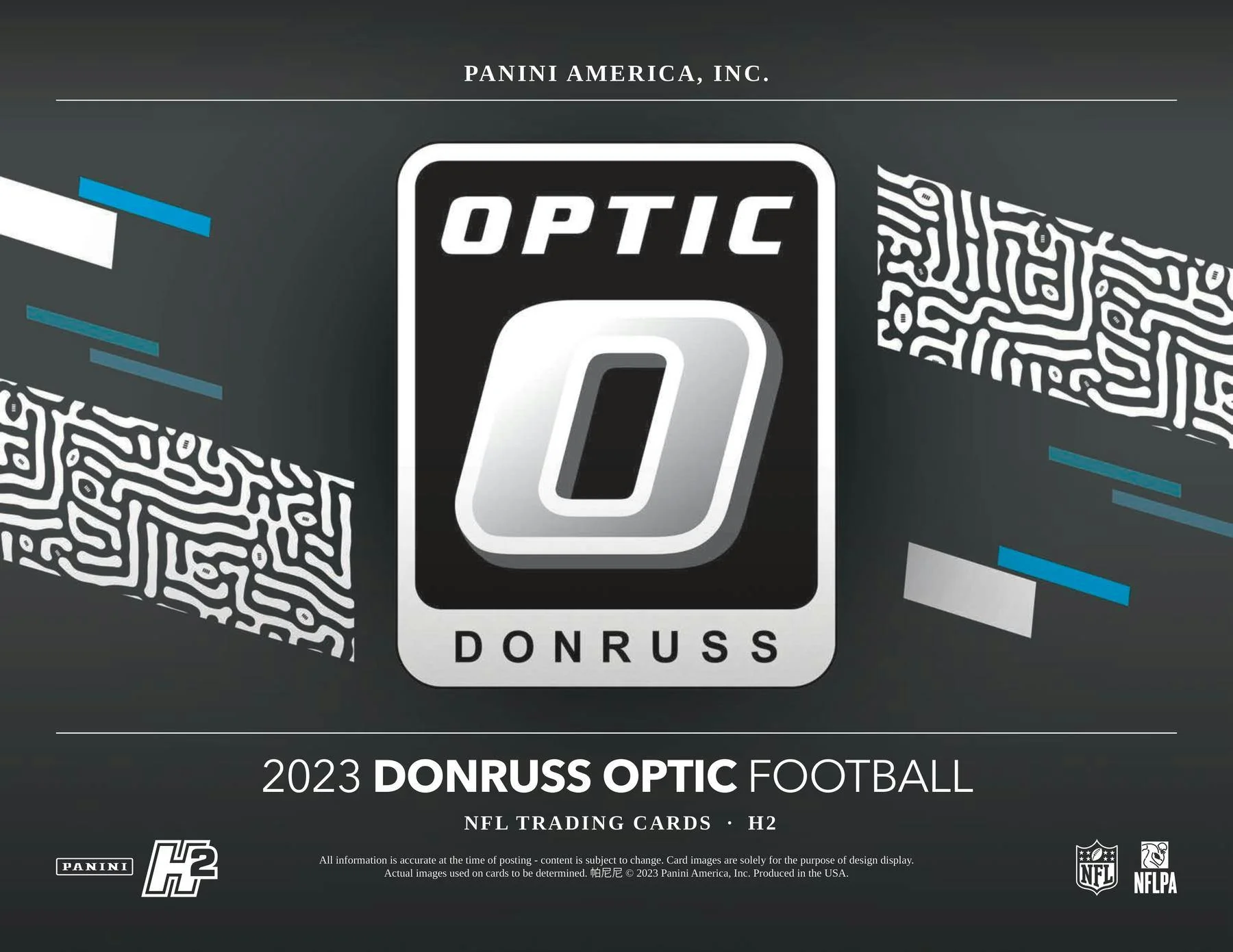 2023 Panini Donruss Optic H2 Football Hobby Sealed Box - Image 3