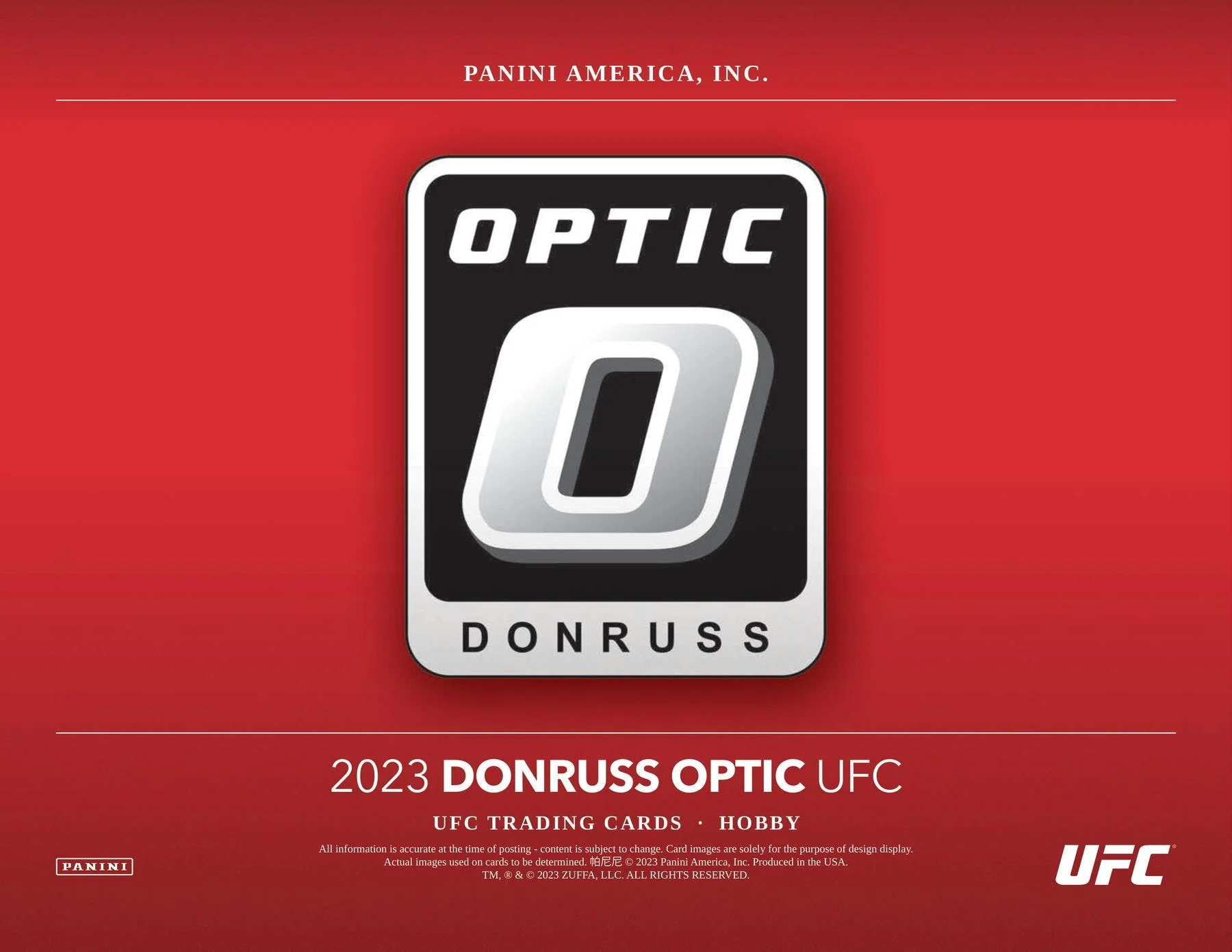 2023 Panini Donruss Optic UFC Hobby Box - Image 3