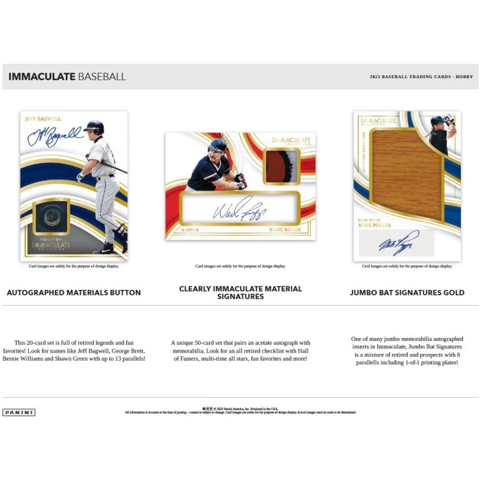 2023 Panini Immaculate Baseball Hobby Box - Image 4