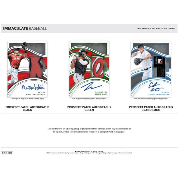 2023 Panini Immaculate Baseball Hobby Box - Image 5