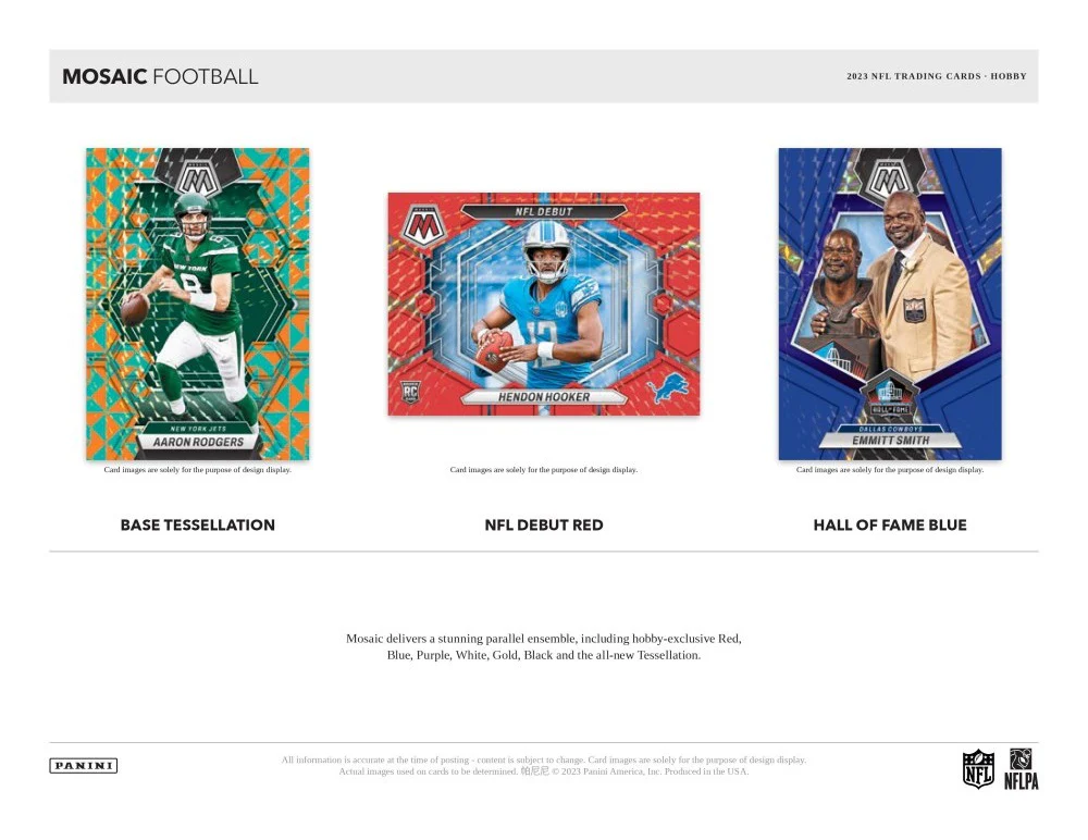 2023 Panini Mosaic Football Hobby Box - Image 2