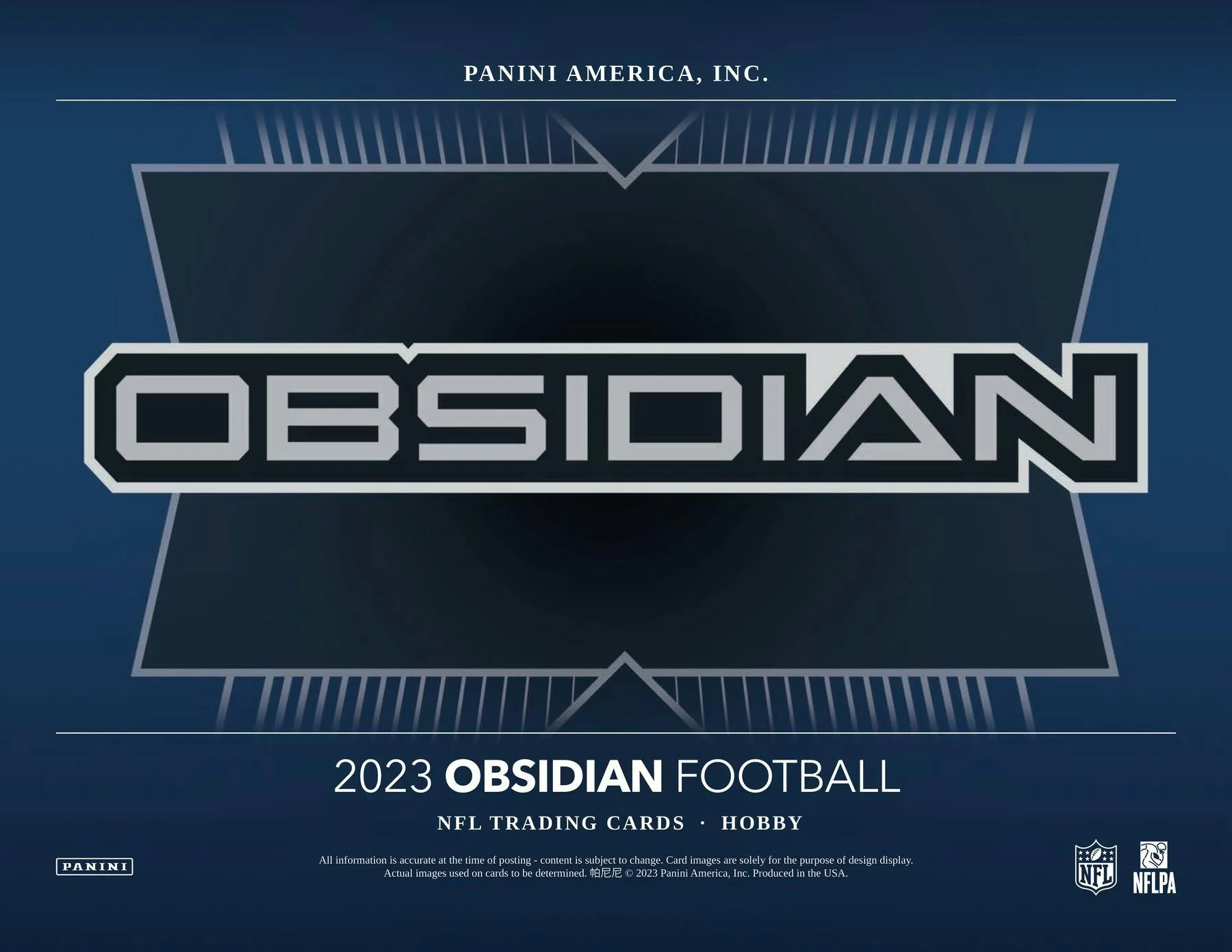 2023 Panini Obsidian Football Hobby Box - Image 2